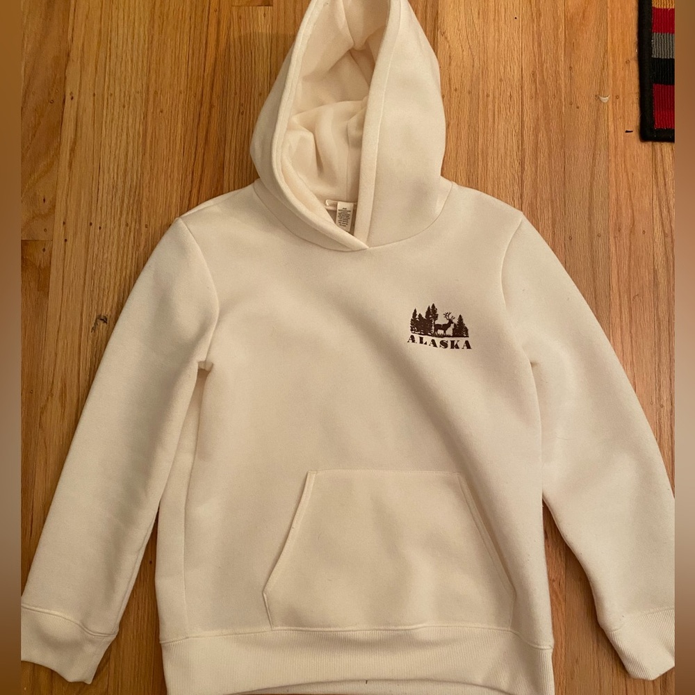 Kids Beige Hoodie